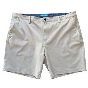 Tori Richard Shorts Mens 42 Sand Tan Performance Stretch Golf Chino UPF